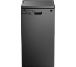 BEKO  DFS05010S Slimline Dishwasher - Silver